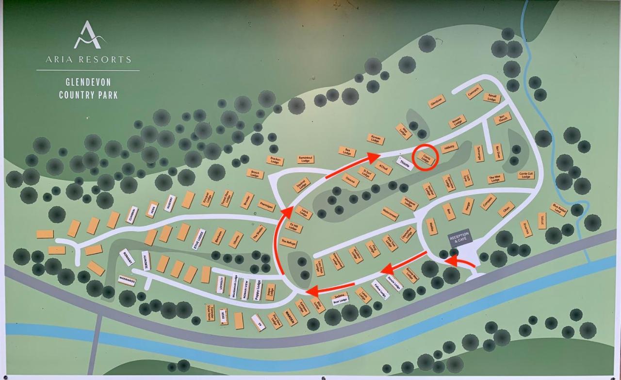 Corrie Lodge, Glendevon Ngoại thất bức ảnh